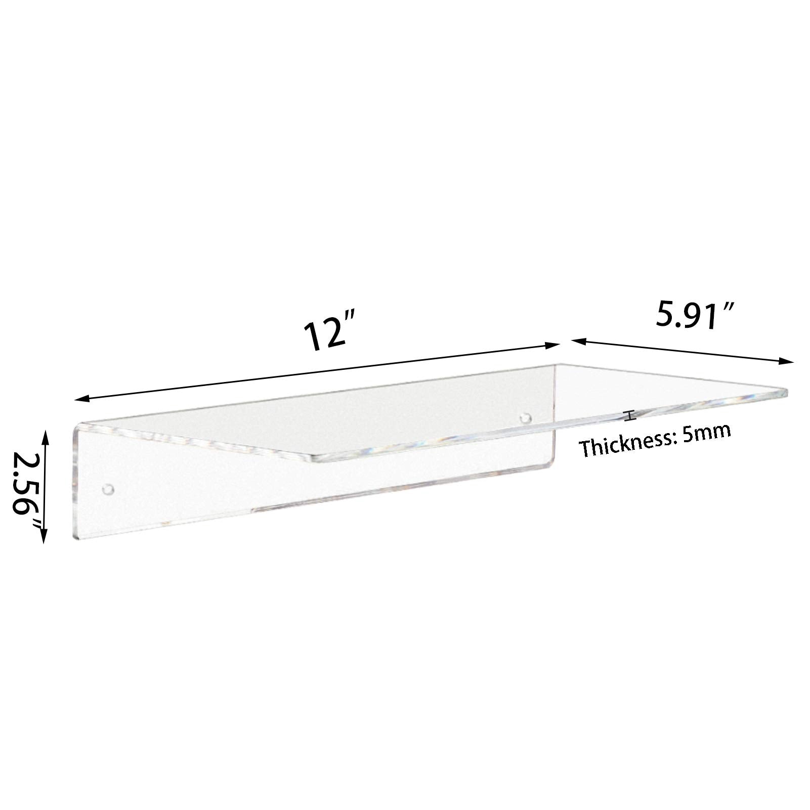 Weiai 5mm thick acrylic edge detail highlights durability and high quality