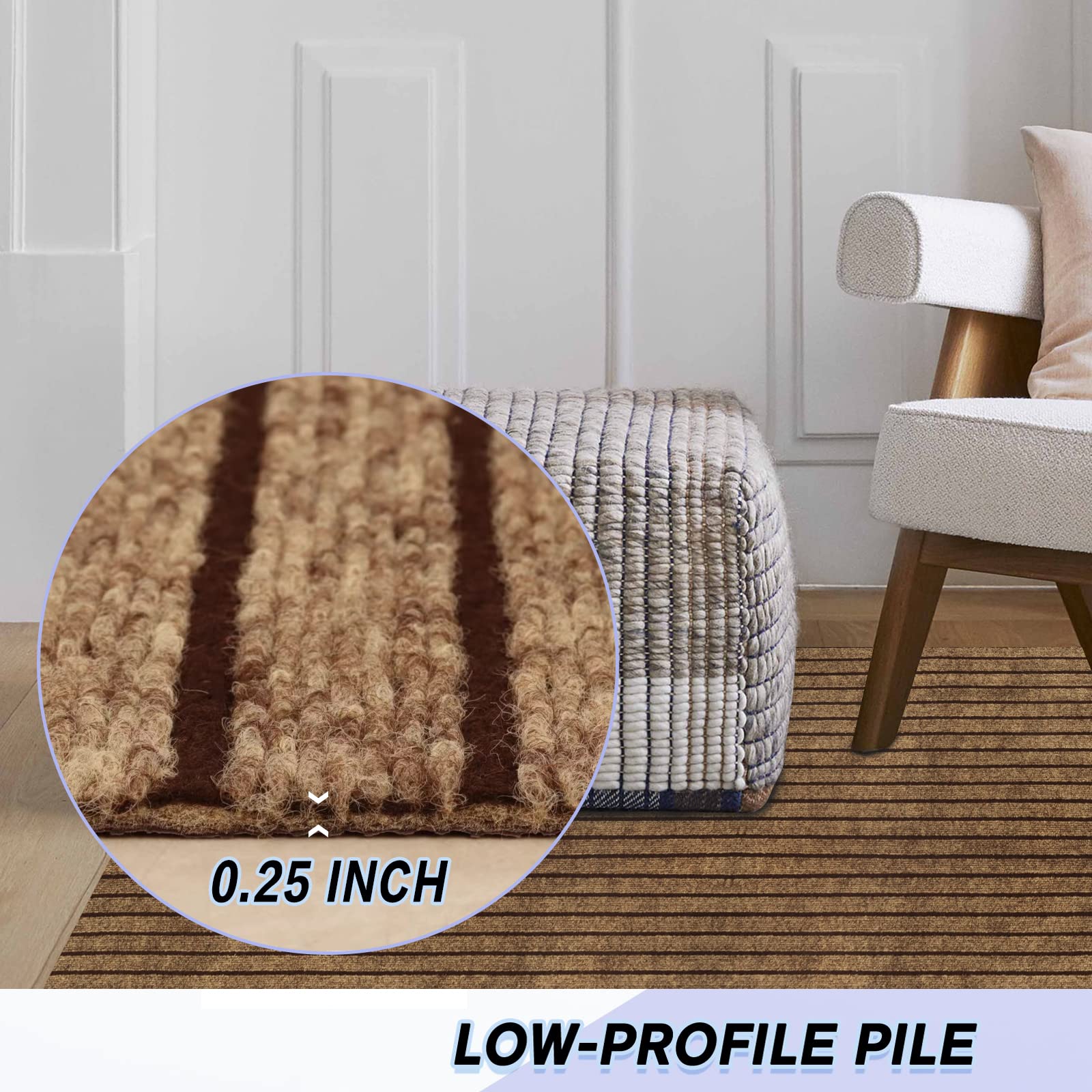 Weidear waterproof kitchen runner resists spills and protects floor surfaces.