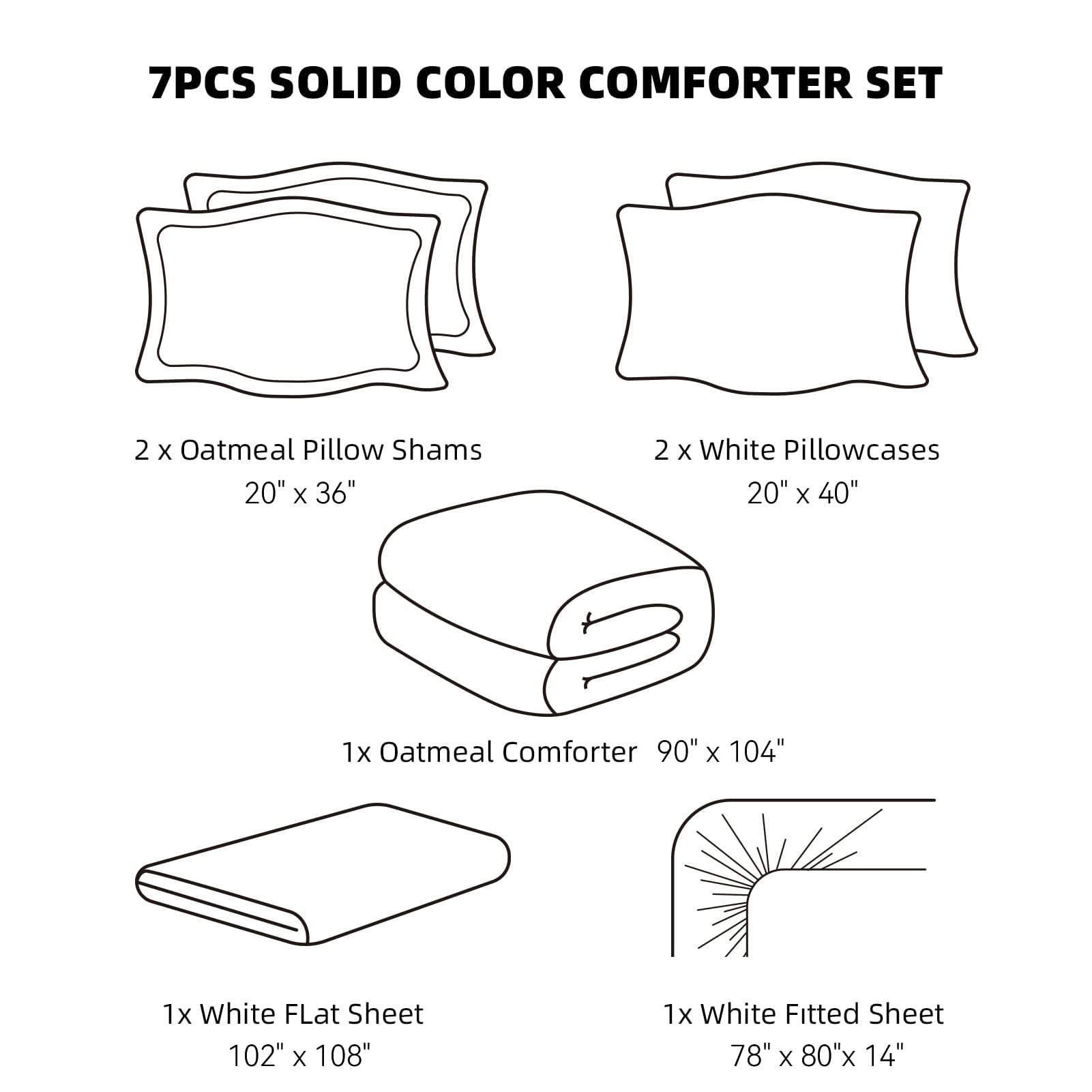 Weigelia bed-in-a-bag packaging showing complete 7-piece set.