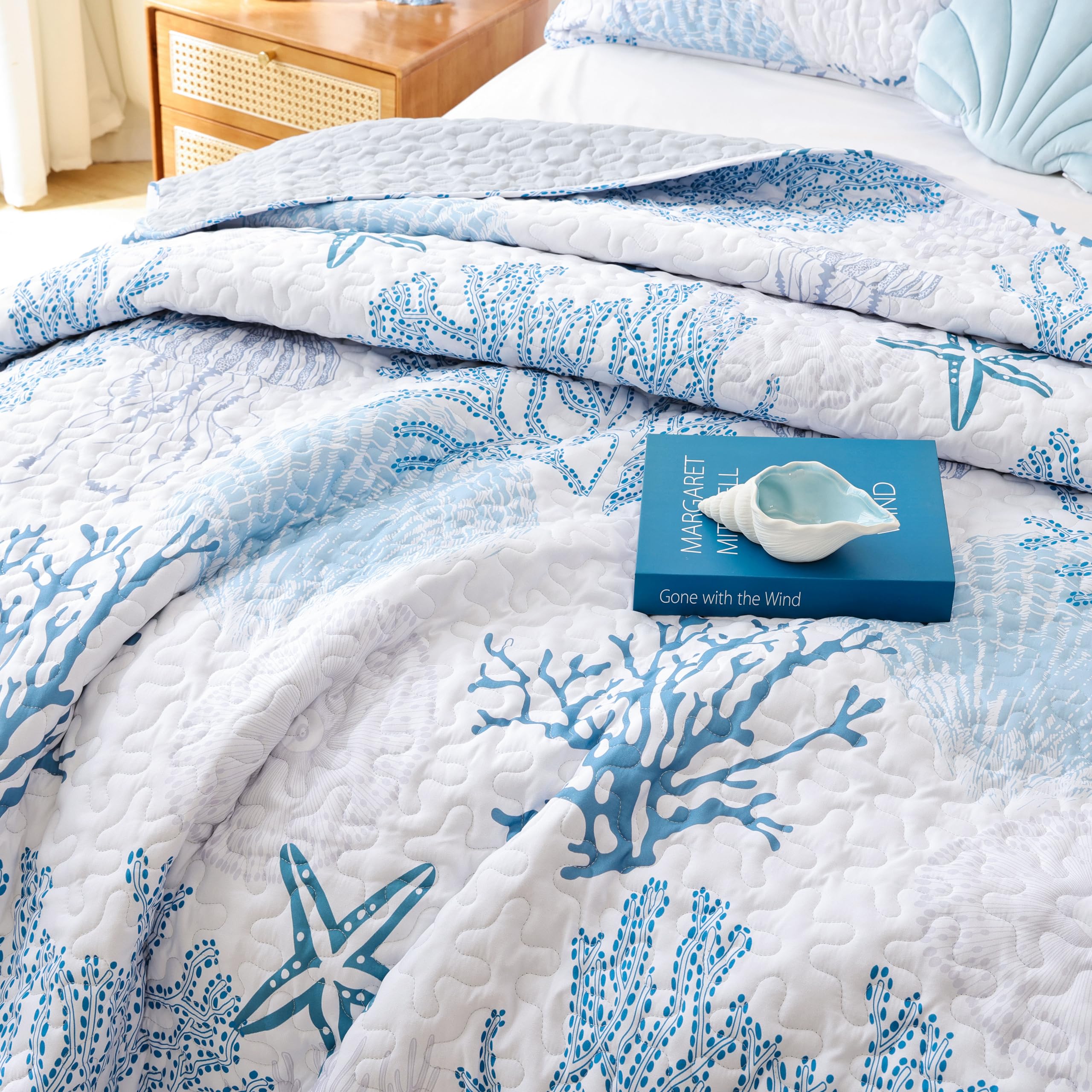 Weigelia coastal bedding ensemble ready for a beach-inspired refresh.