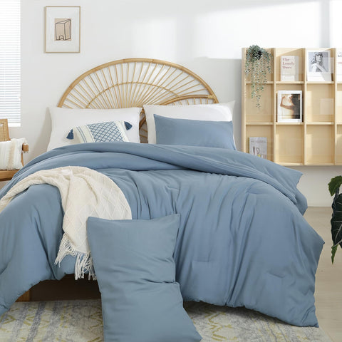 Weigelia pillowcase 20x26 shown with comforter for easy refresh