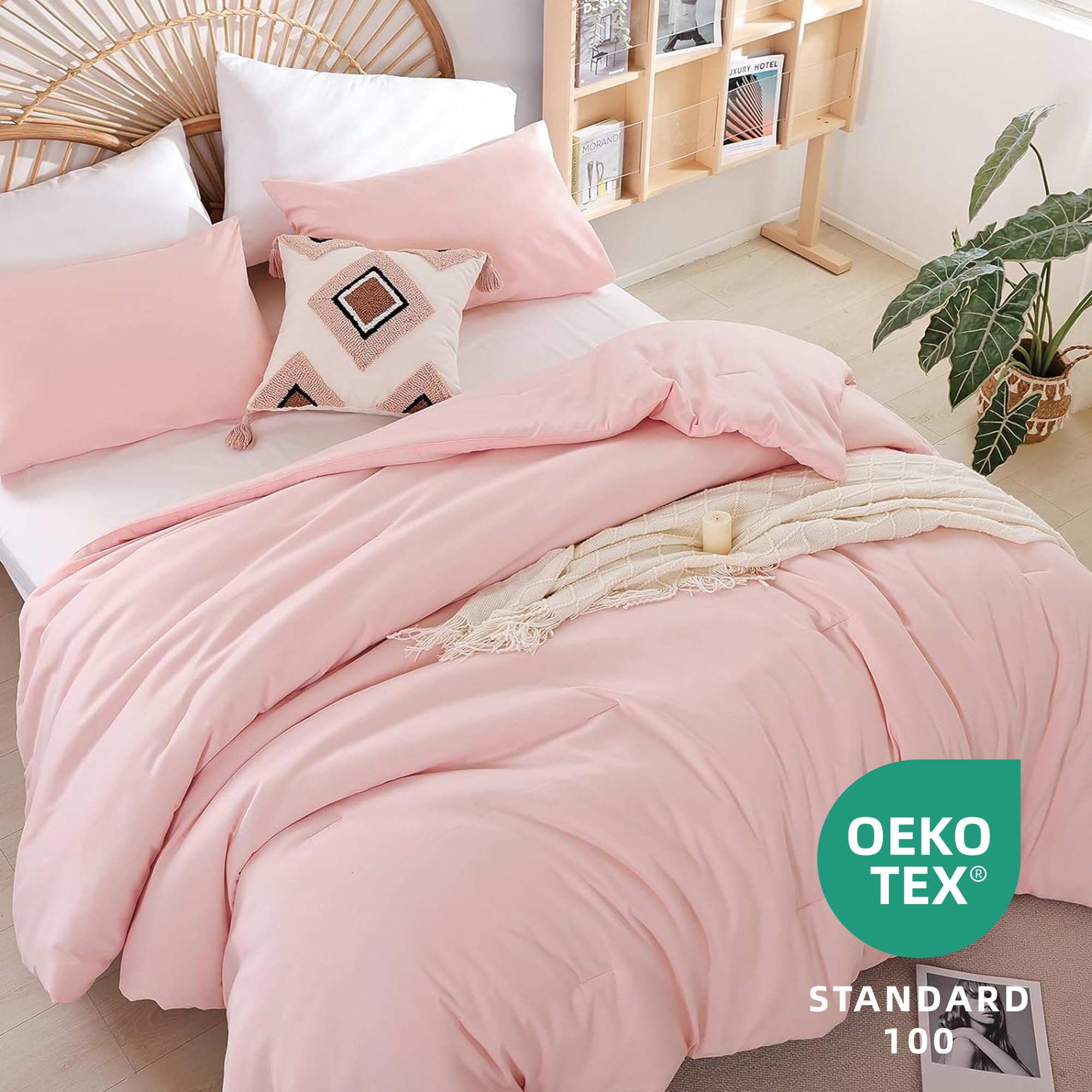 Weigelia Pink Comforter pillowcases-20x26 for coordinated, soft sleep setup.