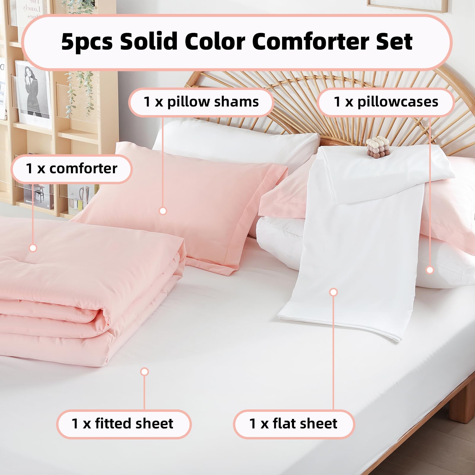 Weigelia white flat sheet adds breathable layering for comfort