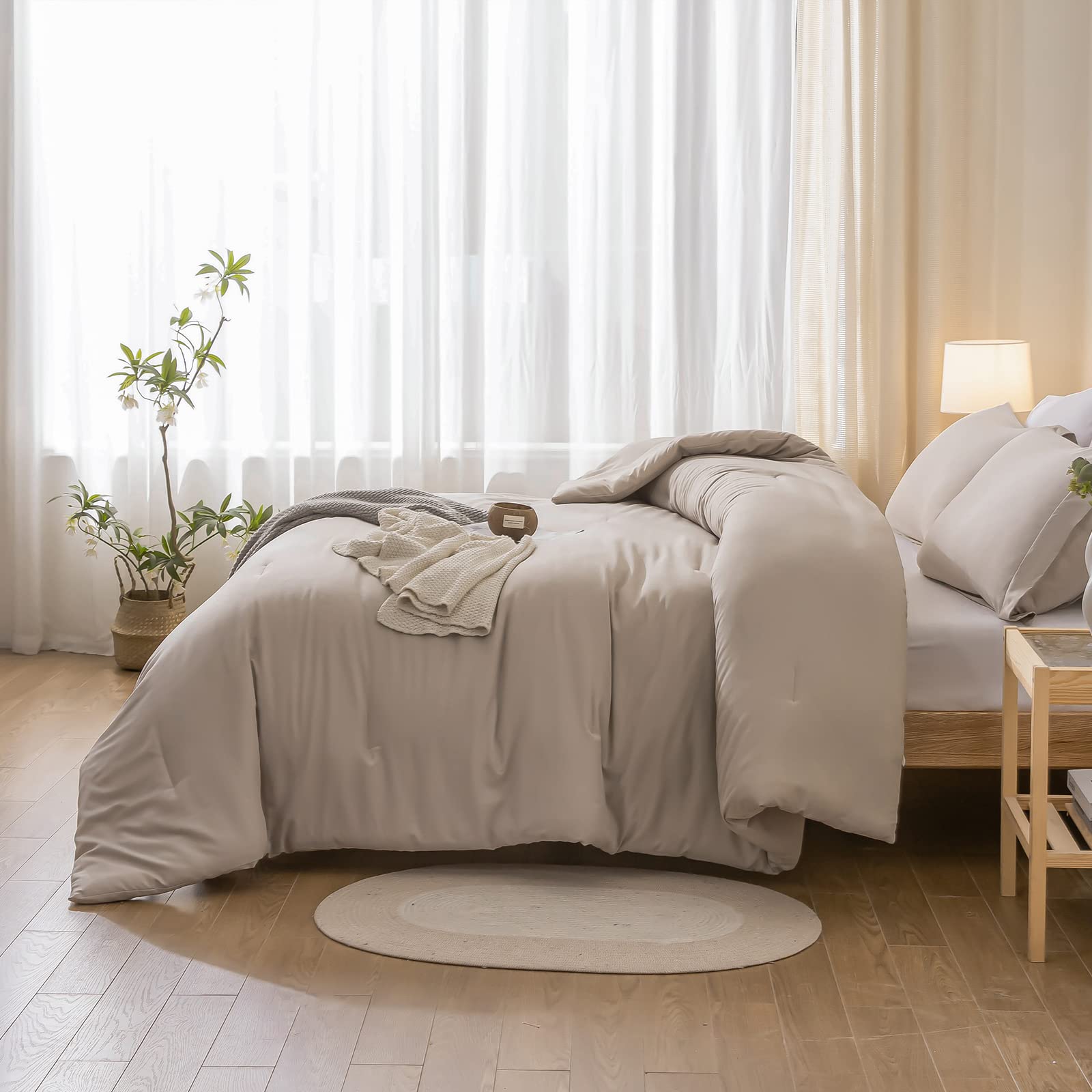 Weigelia white pillowcases paired with shams for coordinated comfort.
