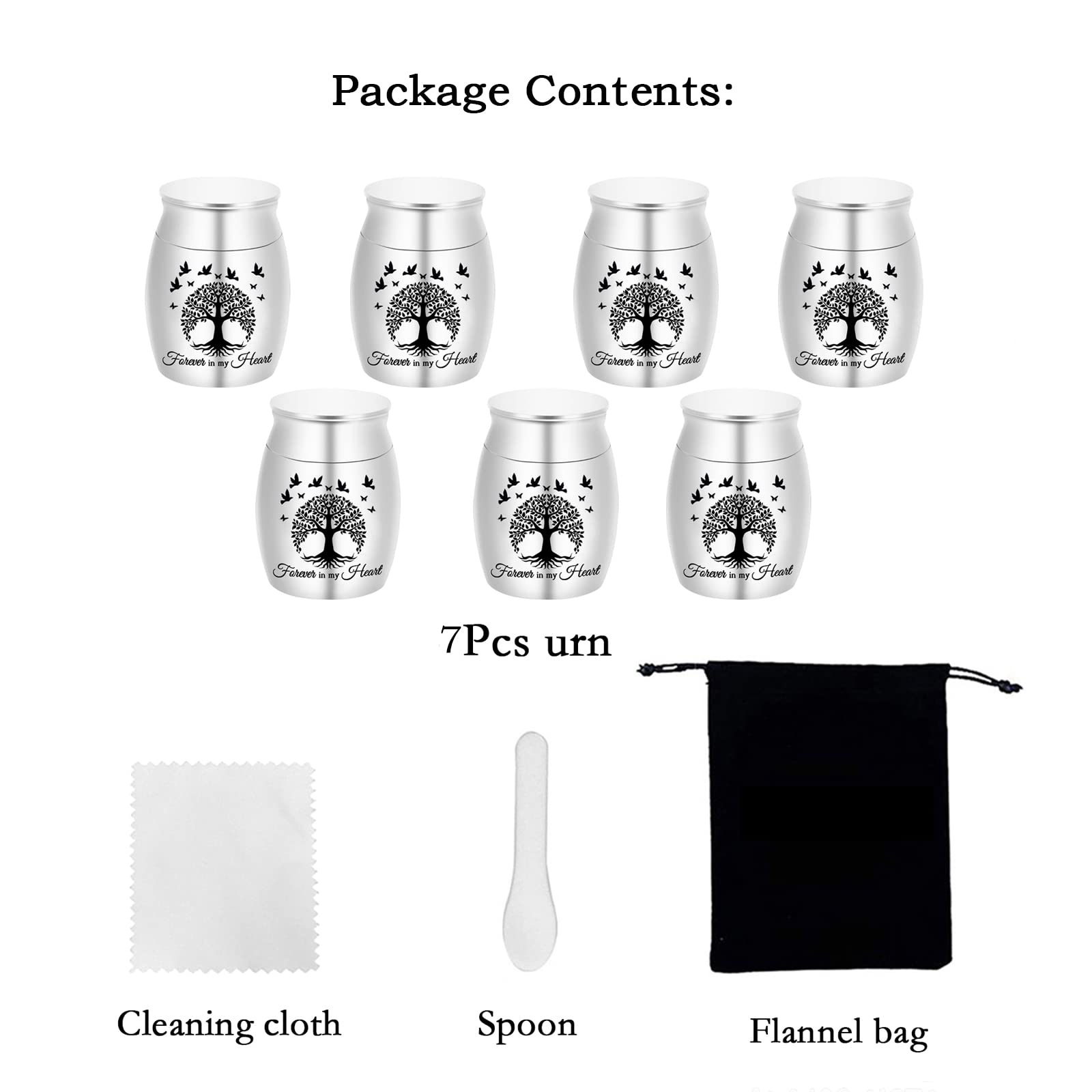 Gift-ready Weikui Jewelry Tree of Life seven-urn packaging and keepsakes