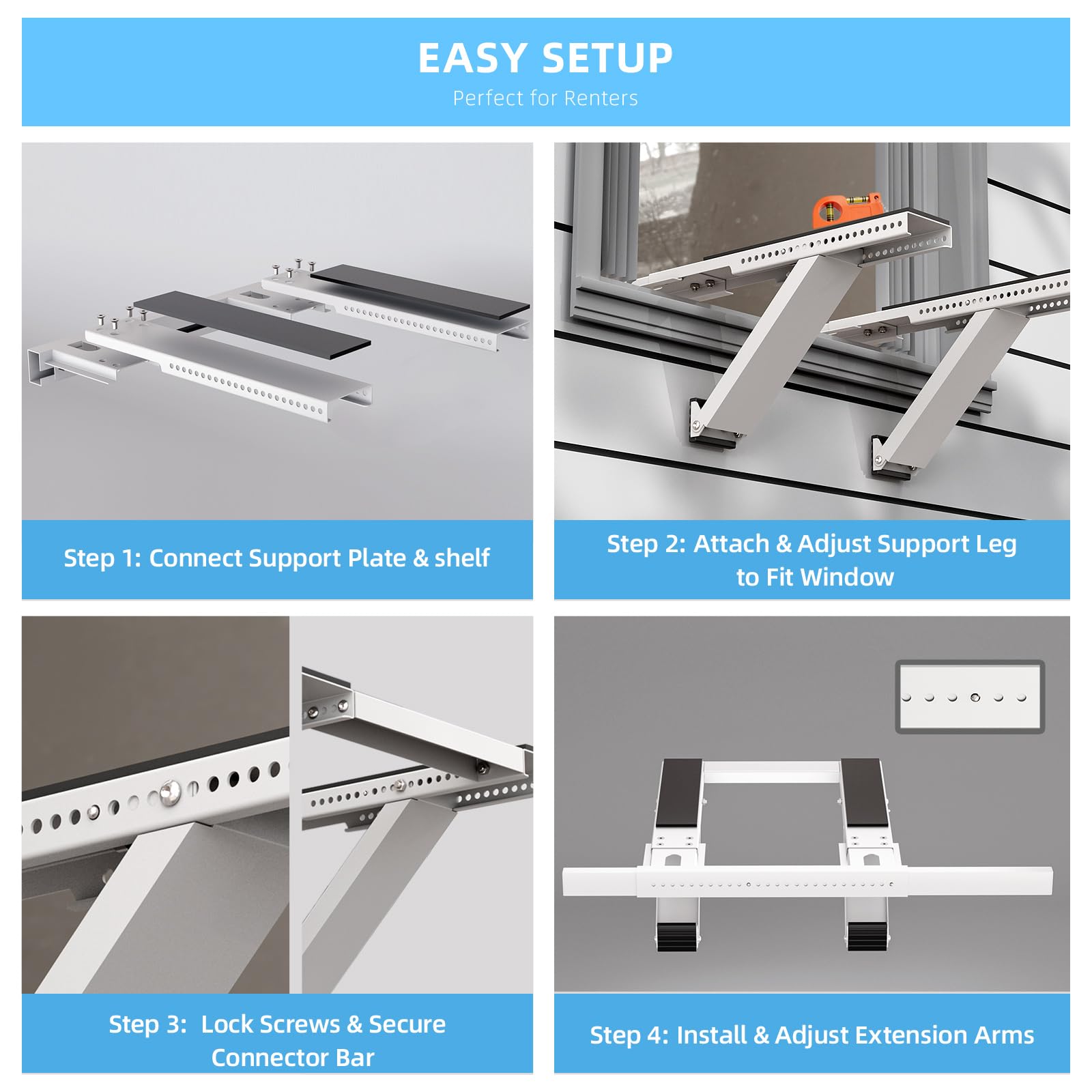 WEKIS frame-secure design distributes weight evenly for stability