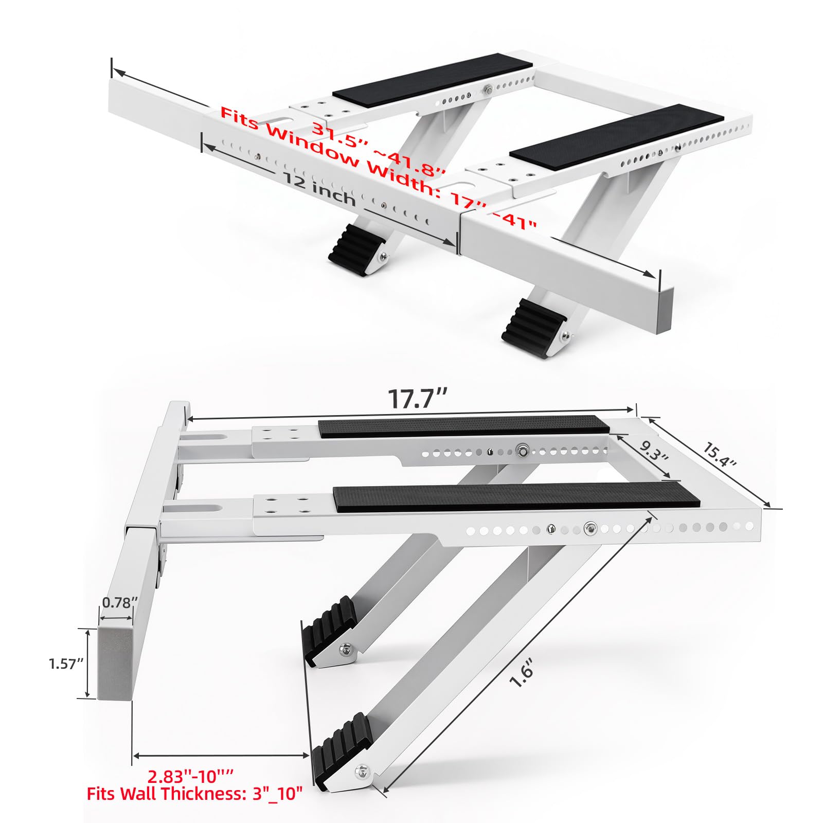 WEKIS adjustable fit covers wall thickness 3-10 inches
