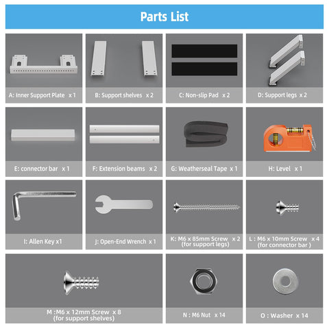 WEKIS compatible with window openings 17-41 inches wide