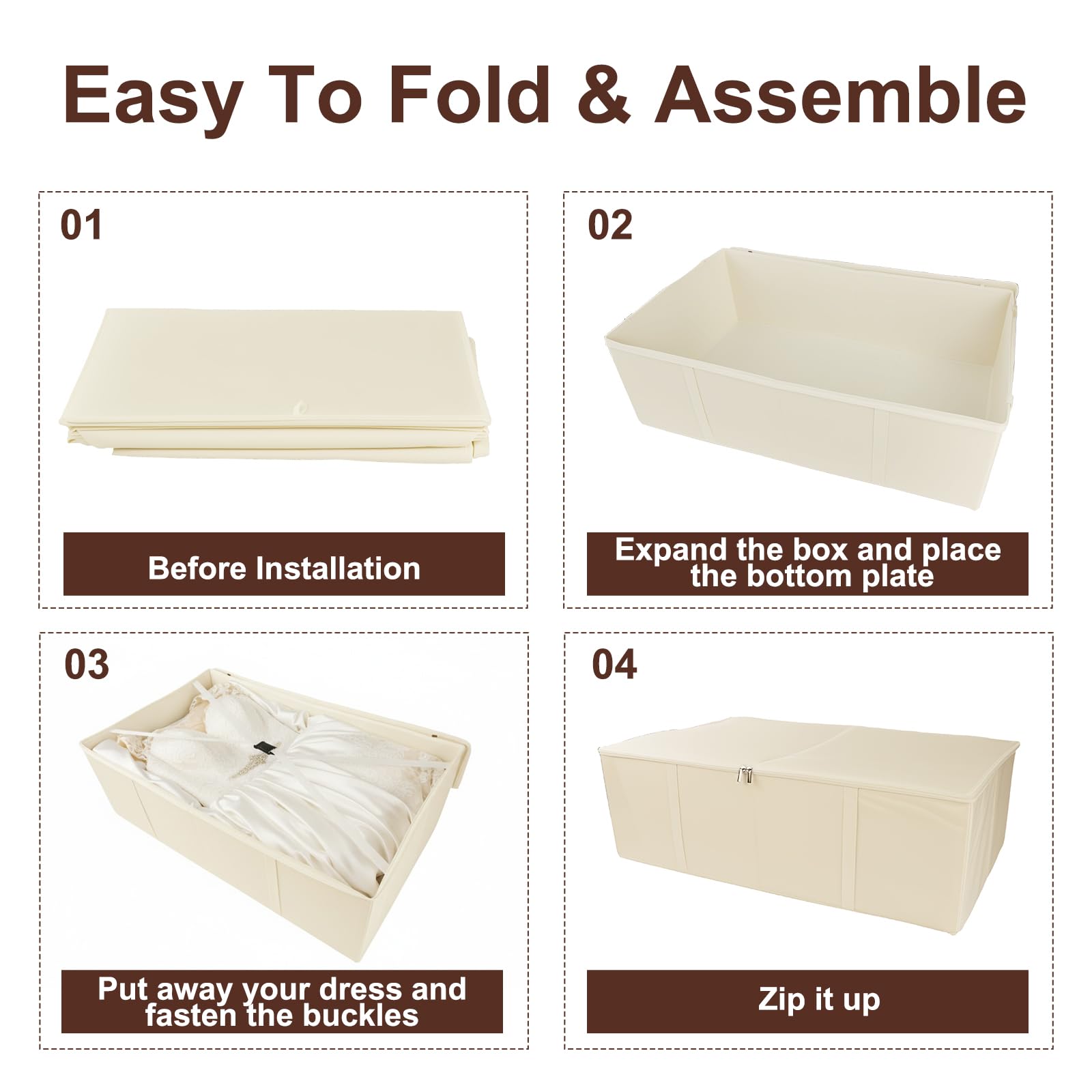 Wekuch acid-free tissue paper pack for gentle, pH-safe lining and wrinkle prevention.