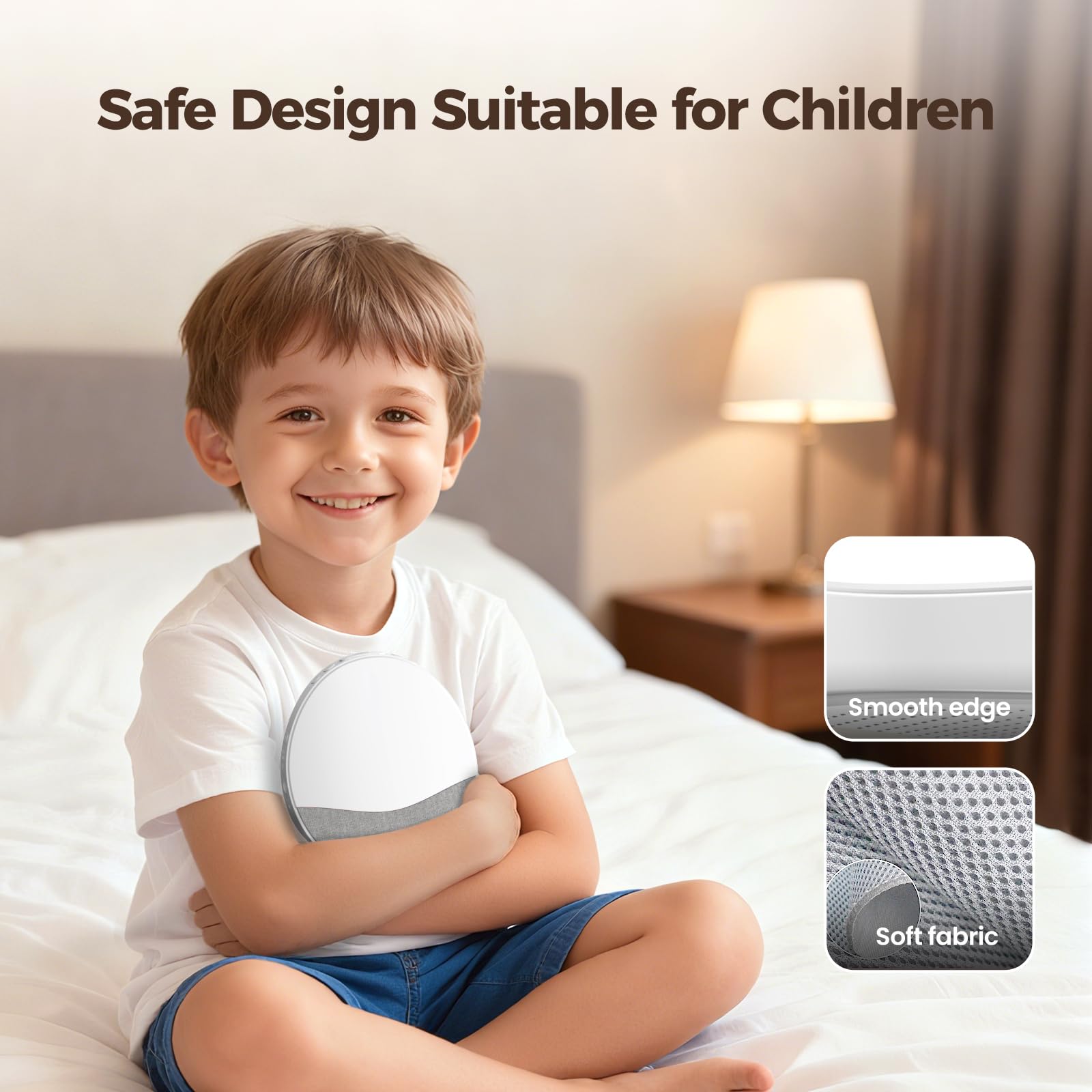 Welgo Ok to Wake offers 21 bedtime melodies for soothing routines.
