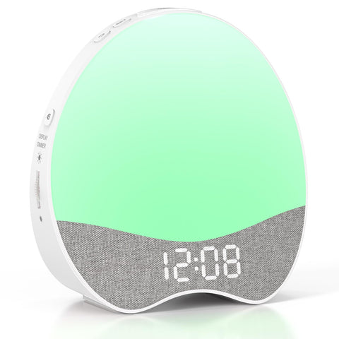 Welgo Ok to Wake clock bedside display guides kids with gentle wake-up cues.