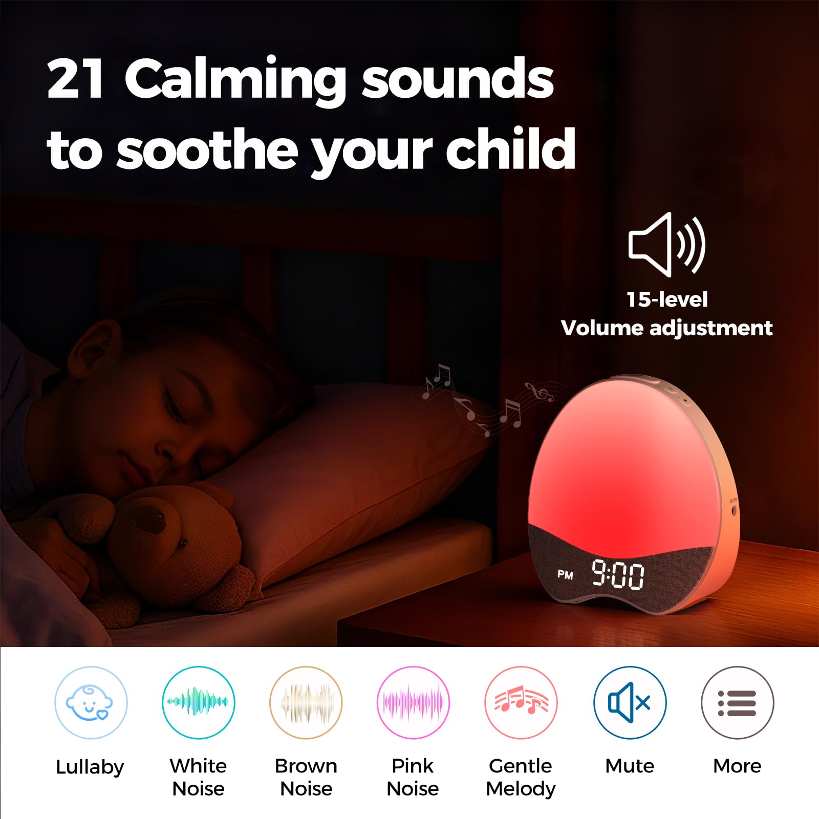 Welgo Ok to Wake easy setup with minimal buttons for parents.