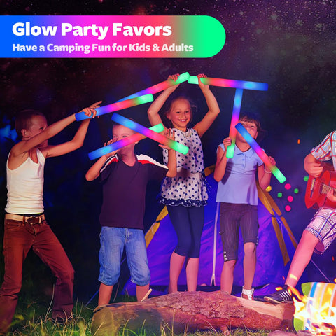 Wellent LED foam glow stick enhancing concert atmosphere