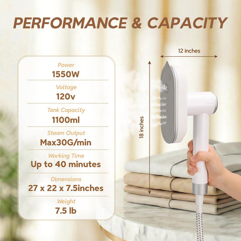 WellMall steamer heats up in 30 seconds for fast touch-ups