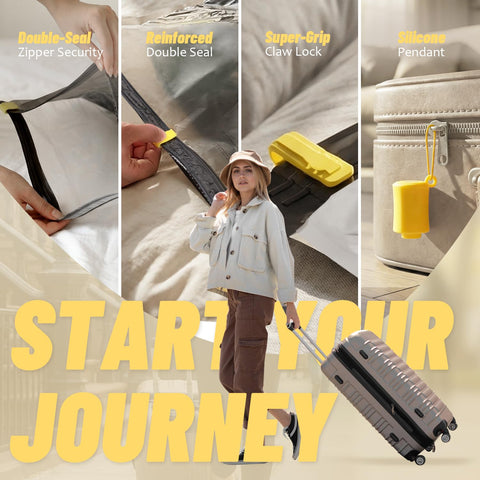 WellMall luggage packing setup promotes organized travel and home storage.