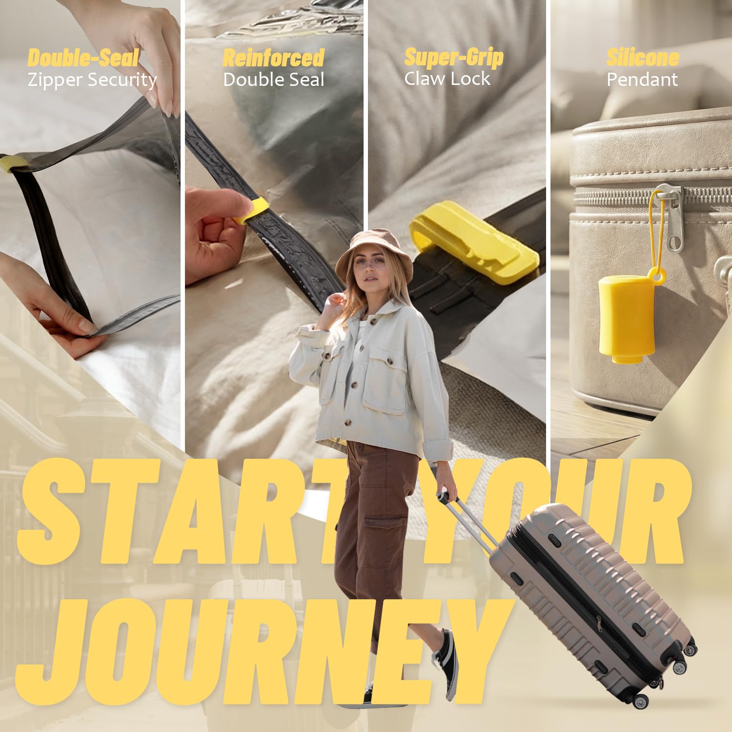 WellMall three-size bag set for versatile packing options.