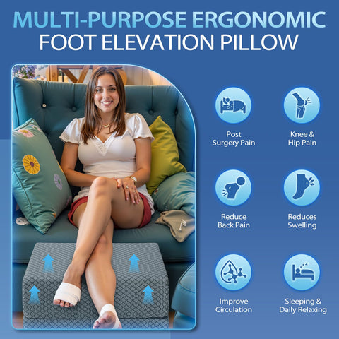 Wellsin washable jacquard cover offers breathable comfort and easy cleaning.
