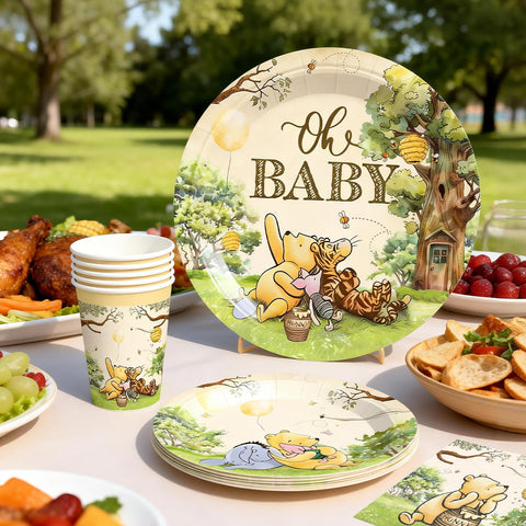 Wellspar bear cake topper adds a charming focal point to the cake.