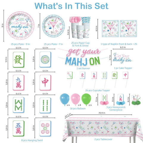 Wellspar pastel balloons add soft color for festive mahjong nights and photos.