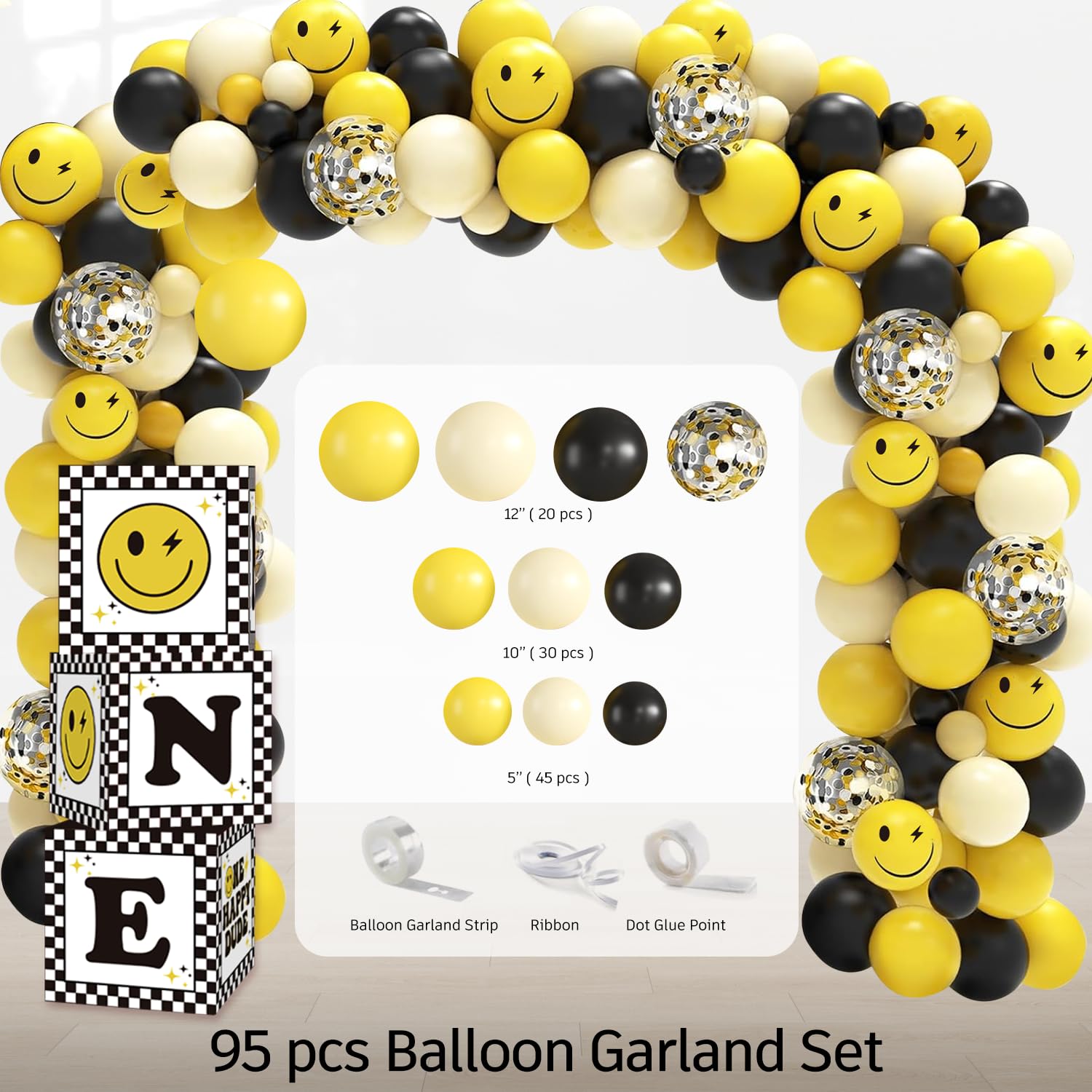 Wellspar One Happy Dude honeycomb centerpieces as charming focal points