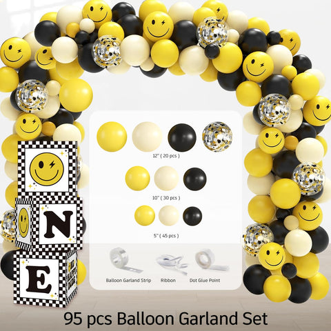 Wellspar One Happy Dude honeycomb centerpieces as charming focal points