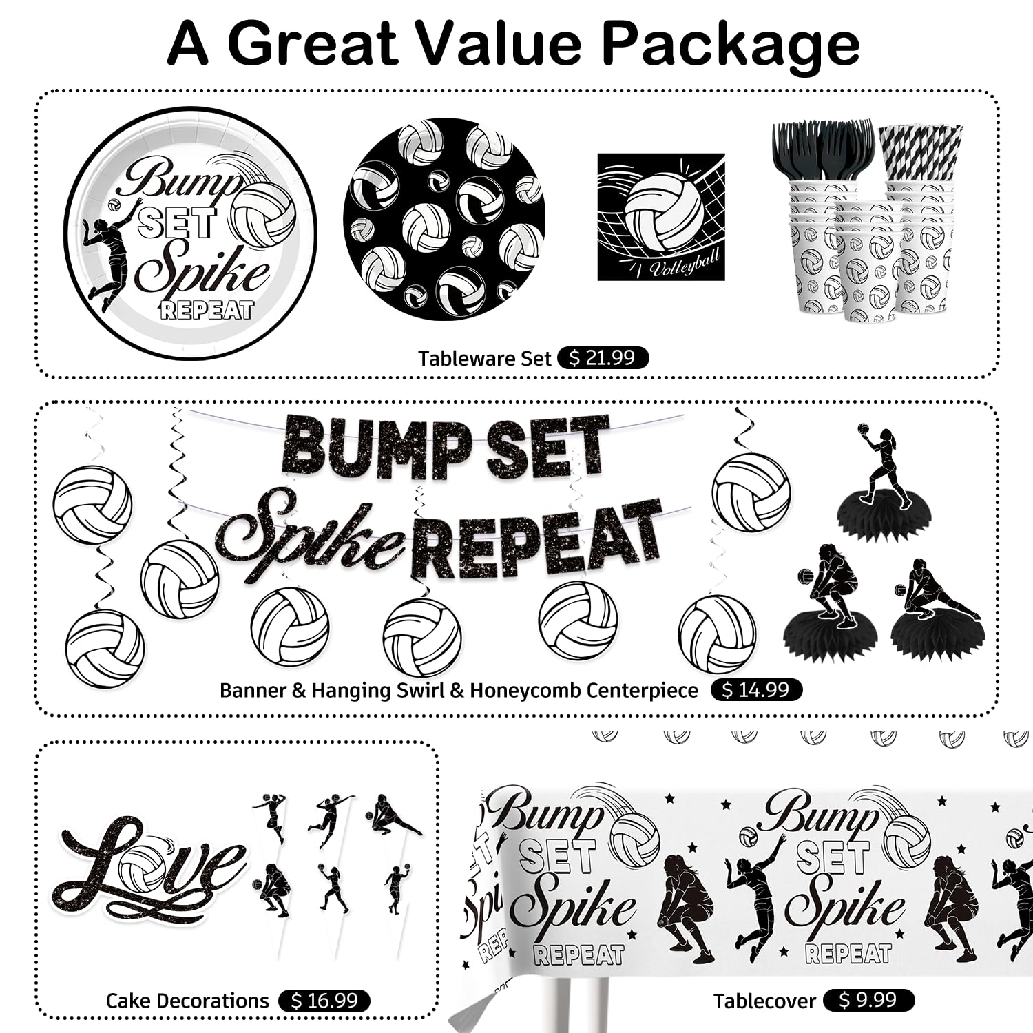 Wellspar volleyball banner creates a bold backdrop for photos and toasts.