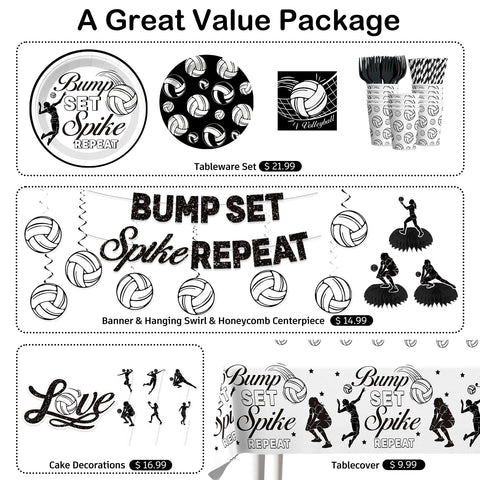 Wellspar volleyball banner creates a bold backdrop for photos and toasts.