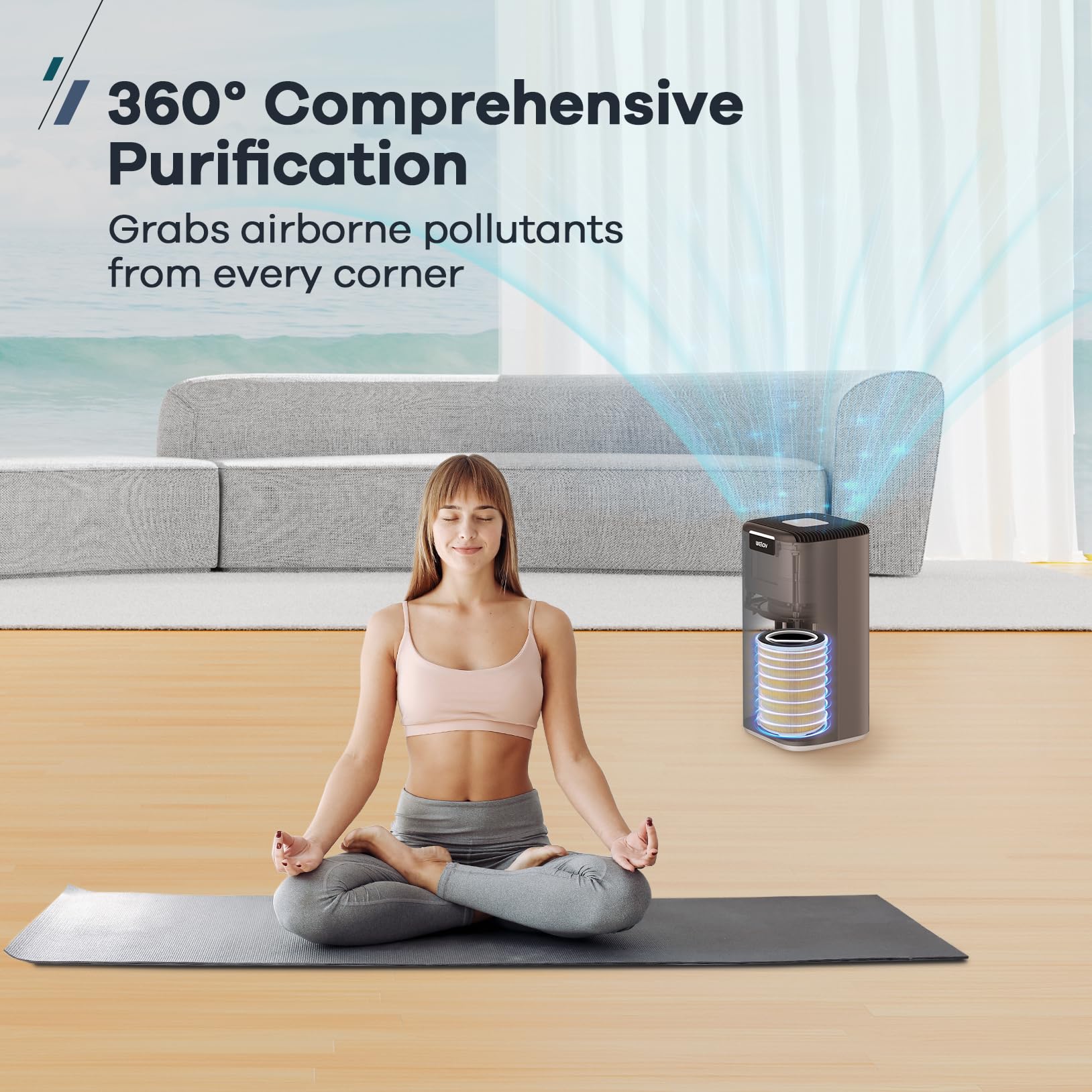 WELOV P200S 360-degree air intake design improves air circulation
