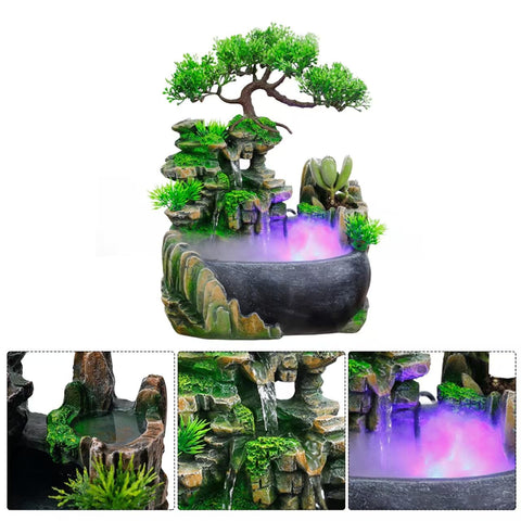 WEMAKMAK rockery-bonsai-design close-up showcases natural scenery to reduce visual stress.