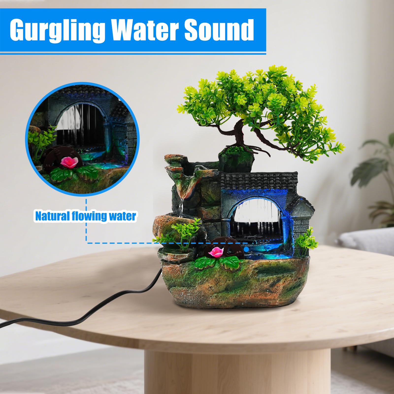 WEMAKMAK adjustable pump ensures smooth water flow throughout use.