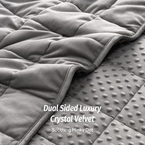 Wemore crystal velvet finish close-up showing silky feel for restful nights.