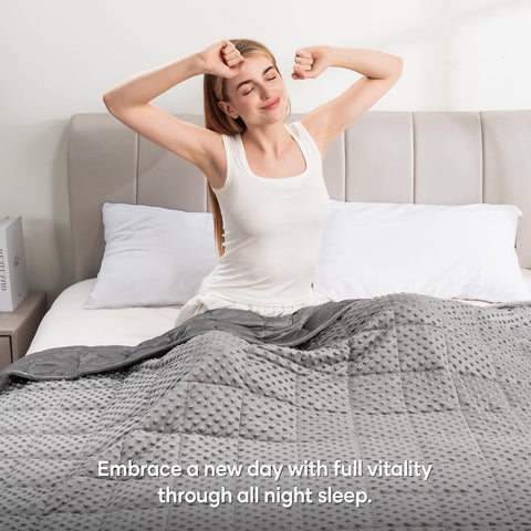 Wemore weighted comfort makes evenings cozier for lounging or bedtime routines.