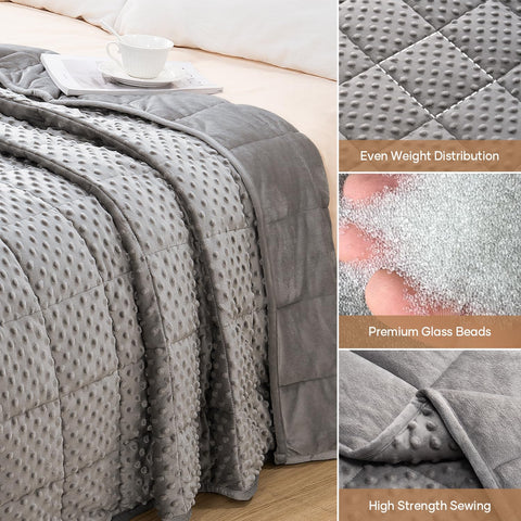 Wemore twin-size blanket drapes neatly on a bed for easy warmth.