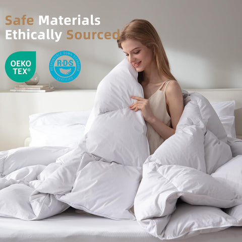 WENERSI eight corner tabs for easy duvet cover anchoring