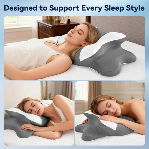 WENGTY sleep-positions-compatibility adapts to side, back and stomach sleeping