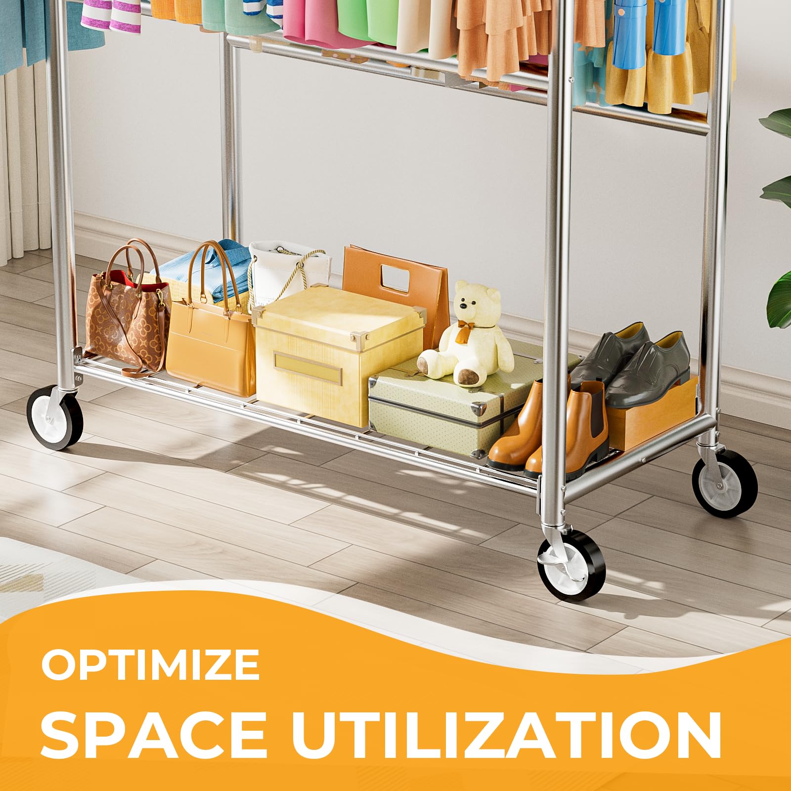 Wennop adjustable width and height with sturdy H-frame base for stability.