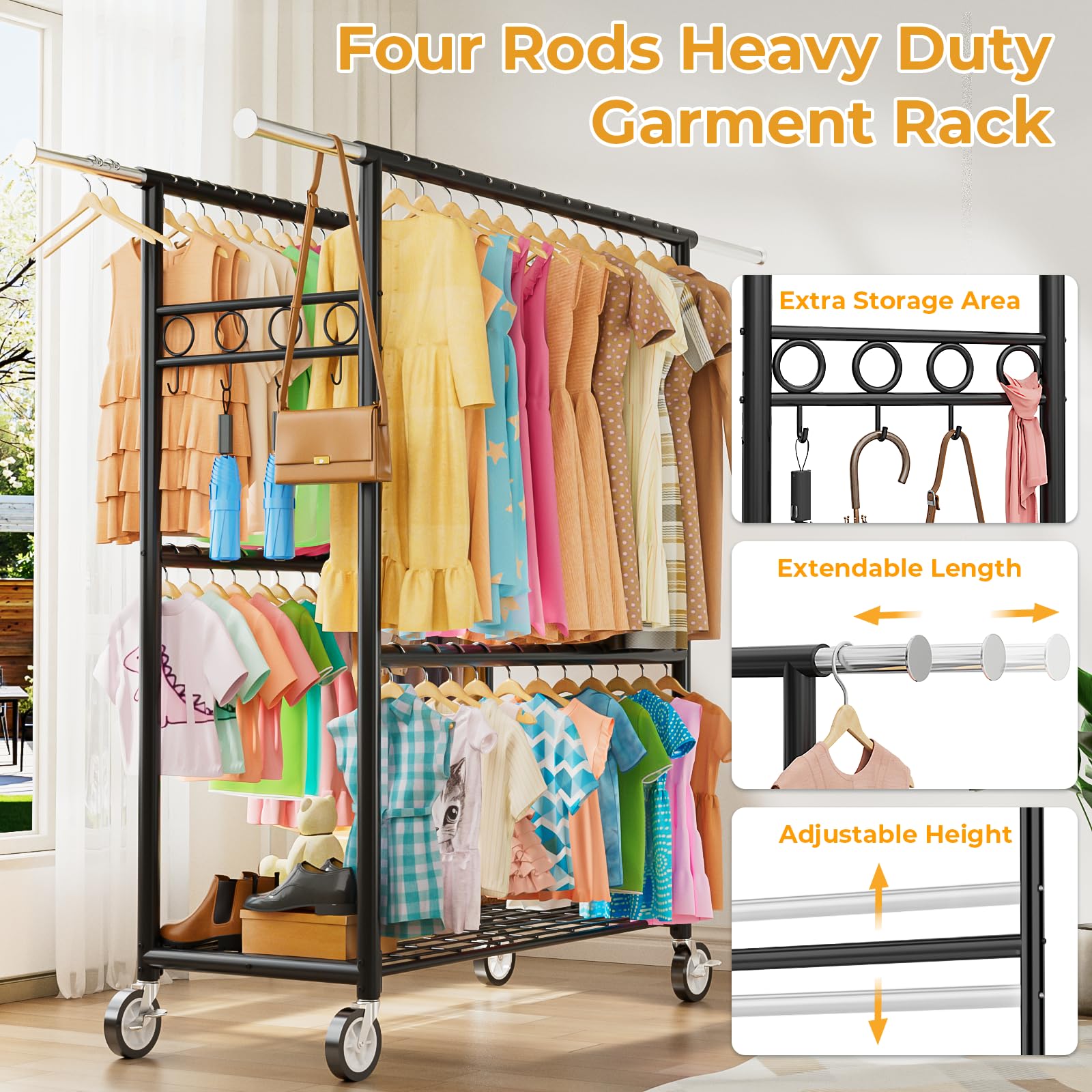 Wennop adjustable width showcases flexible fit from 37.4 to 60.6 inches