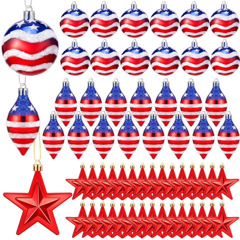 Wenqik red and blue stars for patriotic celebration and memory