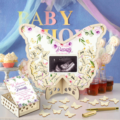 Wenqik bear keepsake box safely stores guest signatures and notes.
