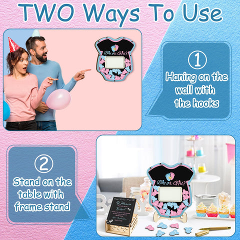 Wenqik display stand highlights the frame at your party.