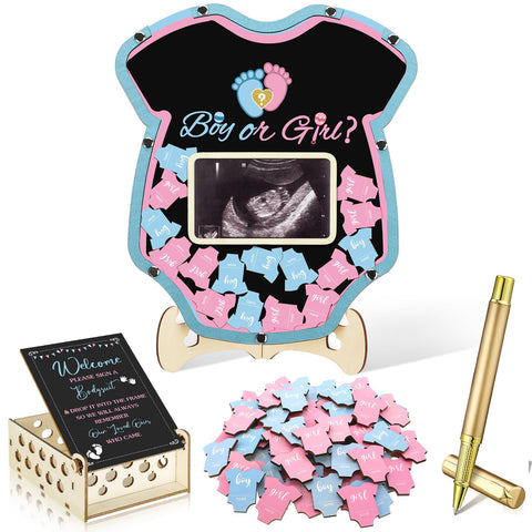 Wenqik gender reveal frame with photo display preserves memories beautifully.