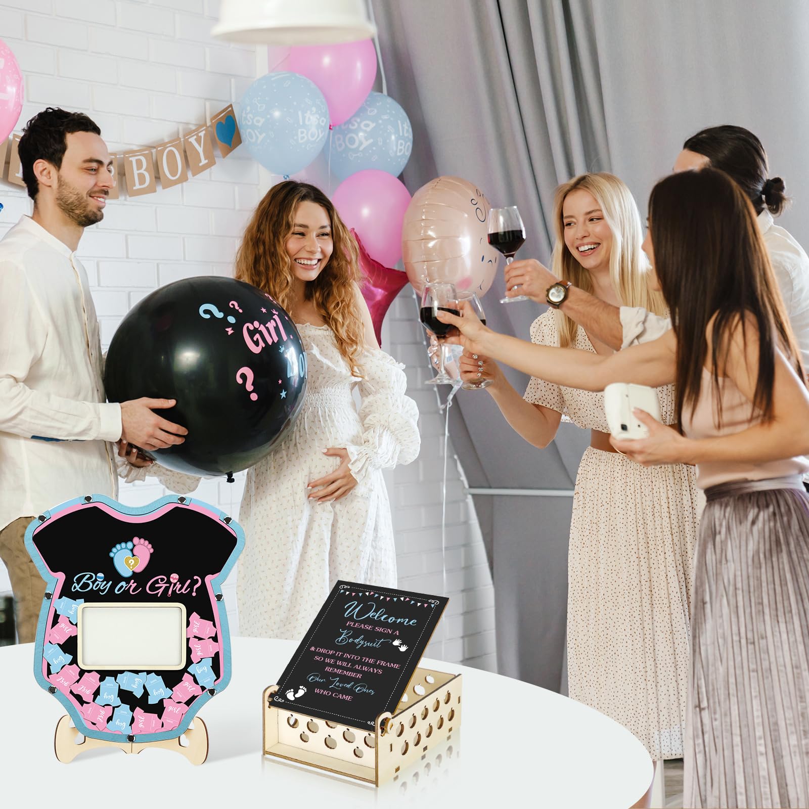 Wenqik wooden box stores keepsakes securely after the event.