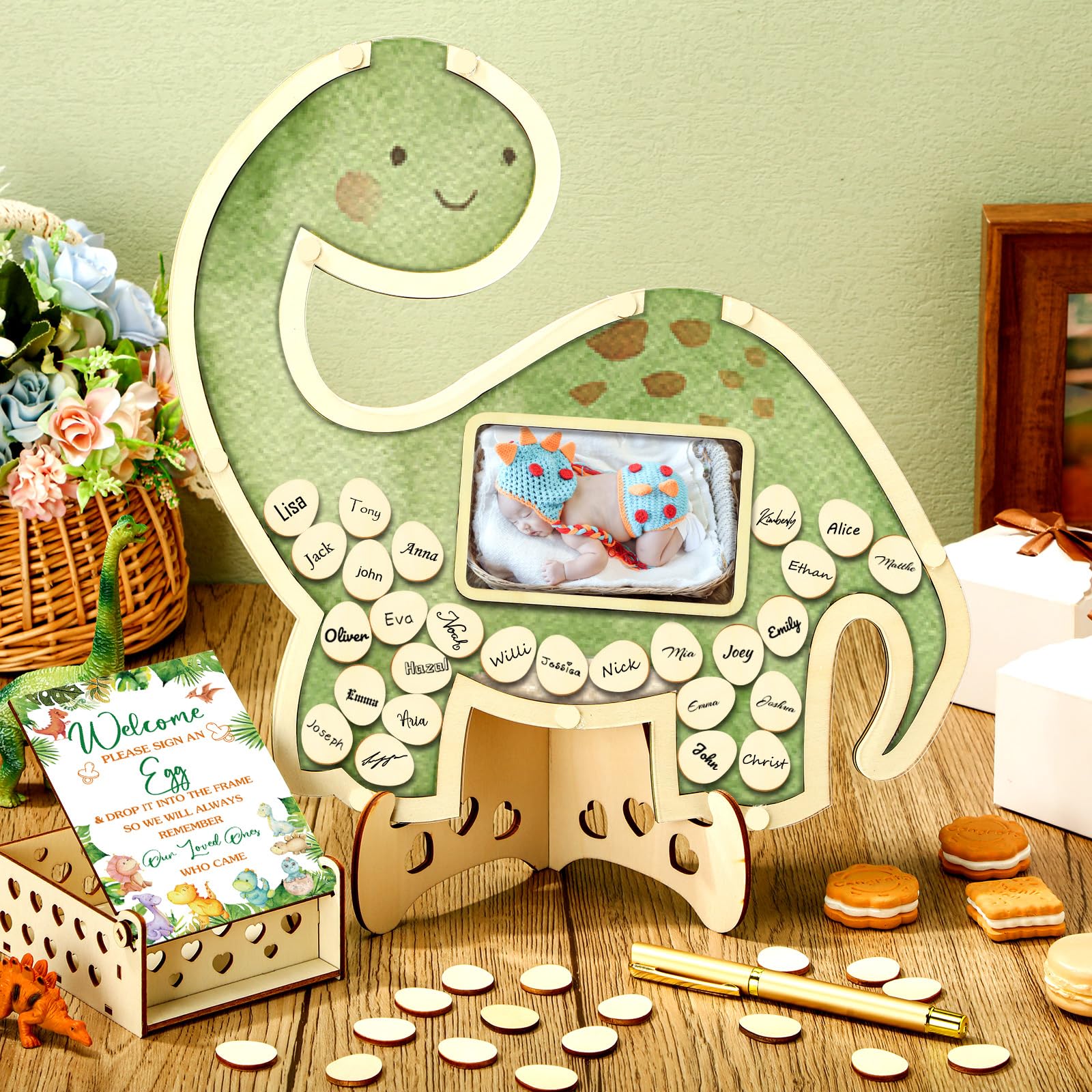 Wenqik memory keepsake box protects signed slices