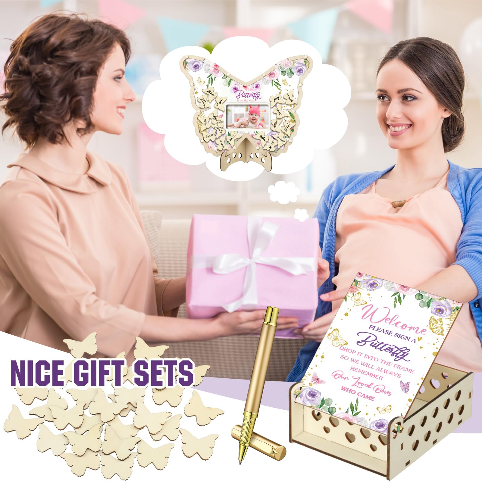 Wenqik sonogram frame keeps precious baby milestones together.