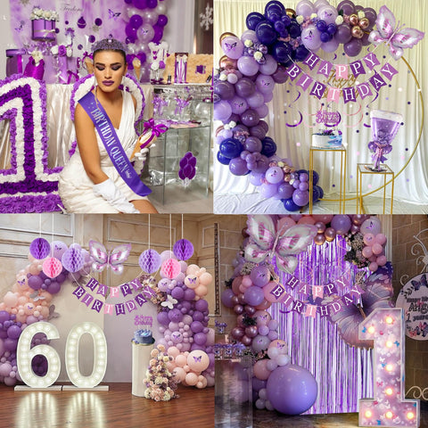 WEQTWL butterfly foil balloon highlights whimsical decor and photos.