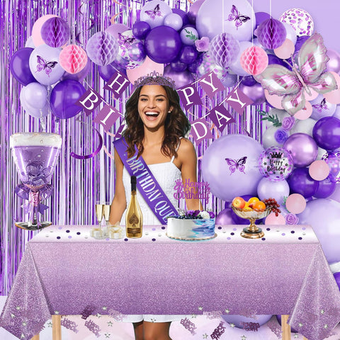 WEQTWL satin sash adds a stylish, camera-ready party look.