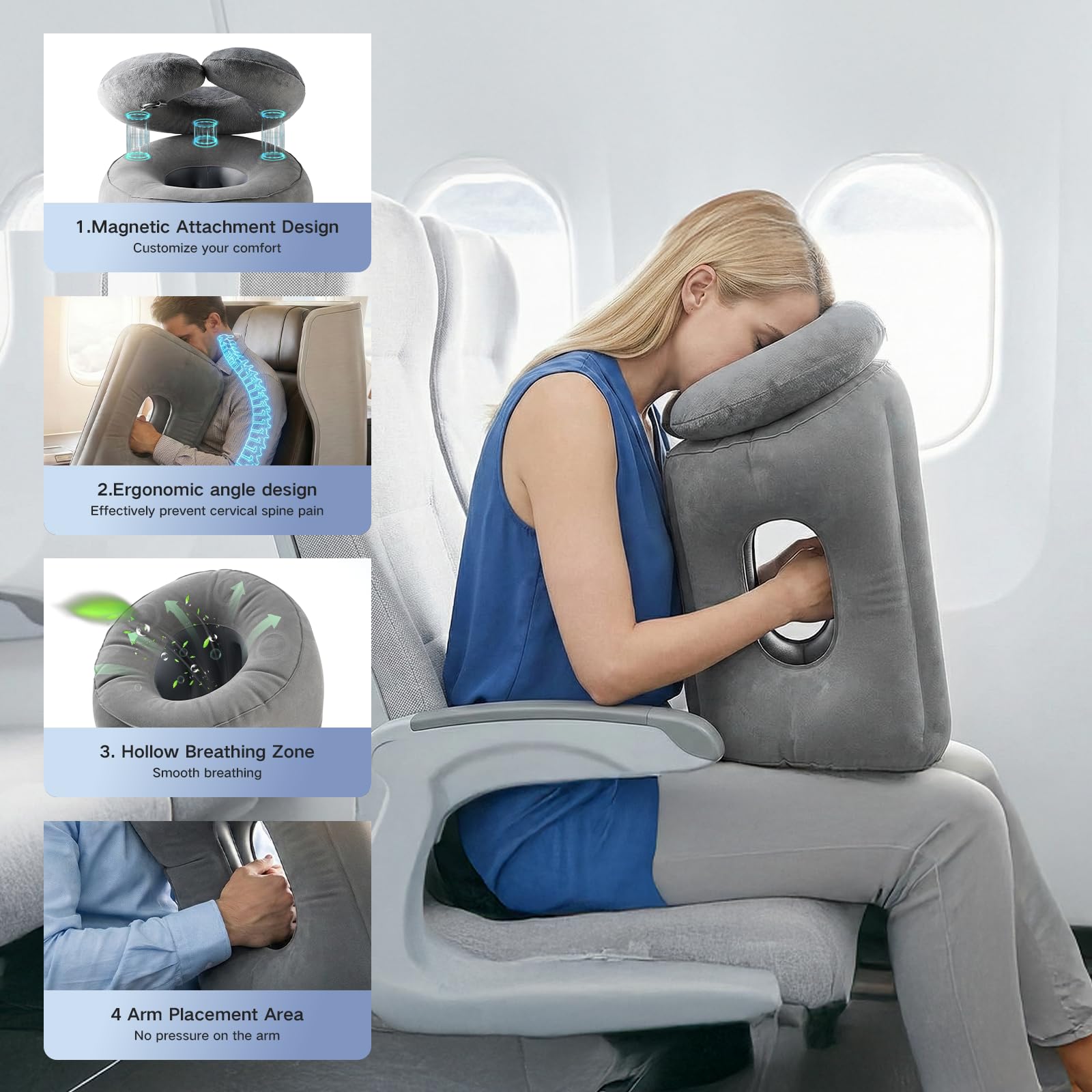 Werfeito front cradle and tapered middle for easier breathing