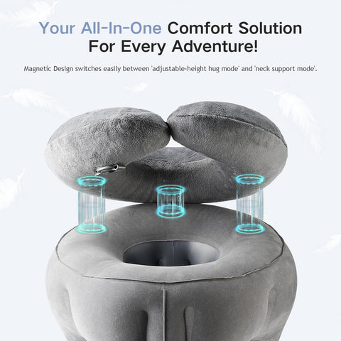 Werfeito inflatable neck pillow ideal for planes and car trips