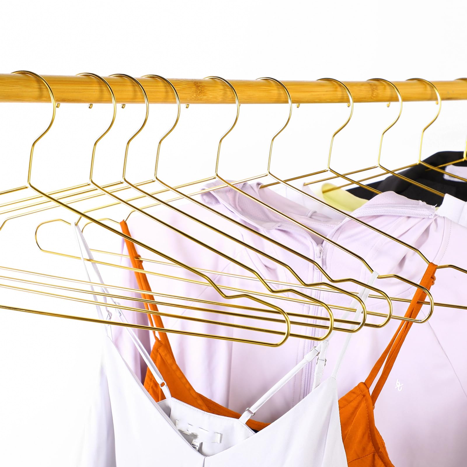 Wesiti dorm closet use with durable, lightweight hangers