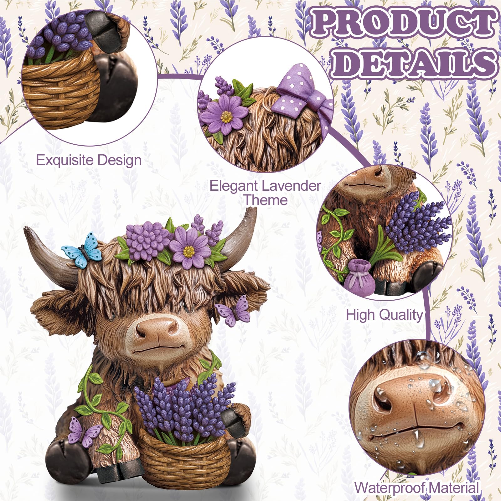 Wesiti Highland cow figurine set makes a thoughtful gift